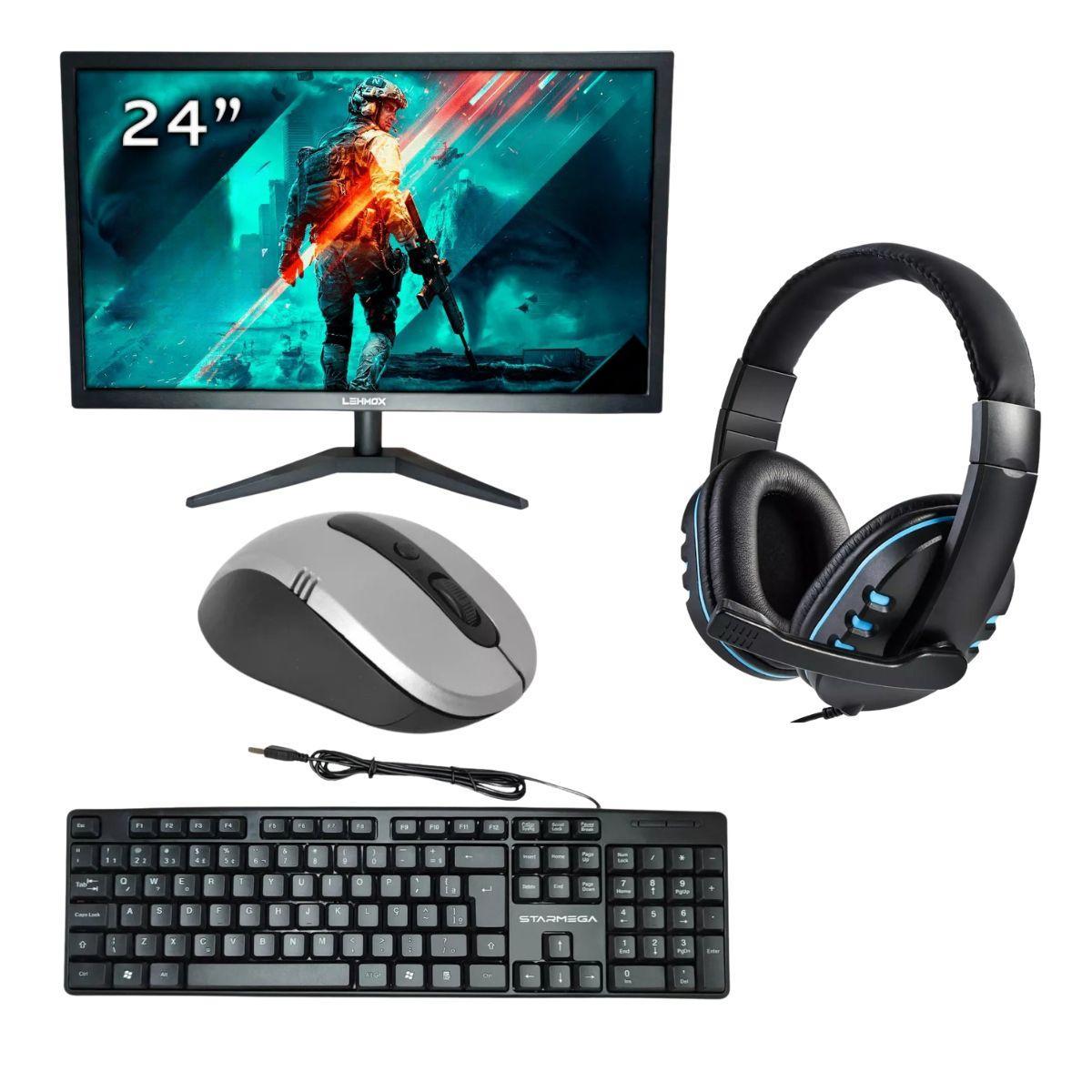 Miniatura Kit 1 Monitor Led Full Hd 60Hz Mais Periféricos - Kit 3