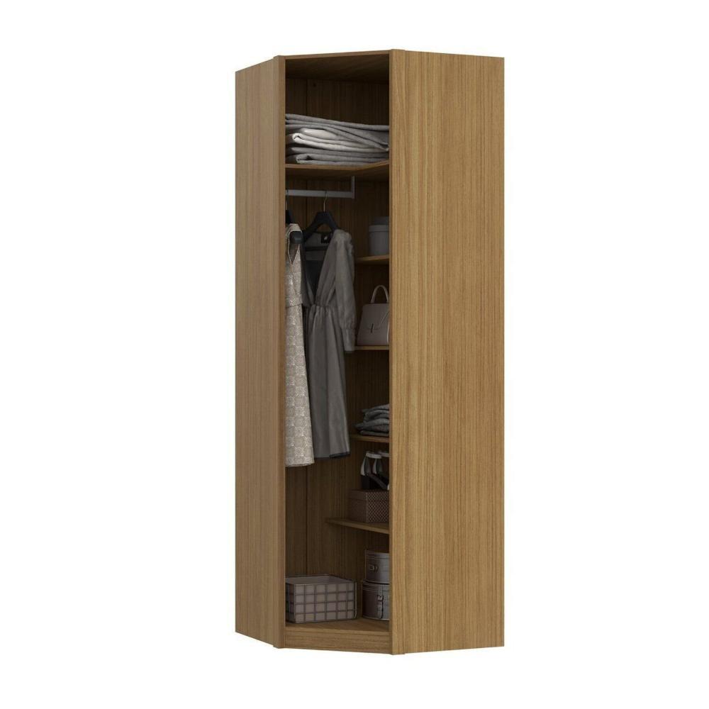 Miniatura Módulo Closet de Canto 45º sem Portas Altezza Freijó