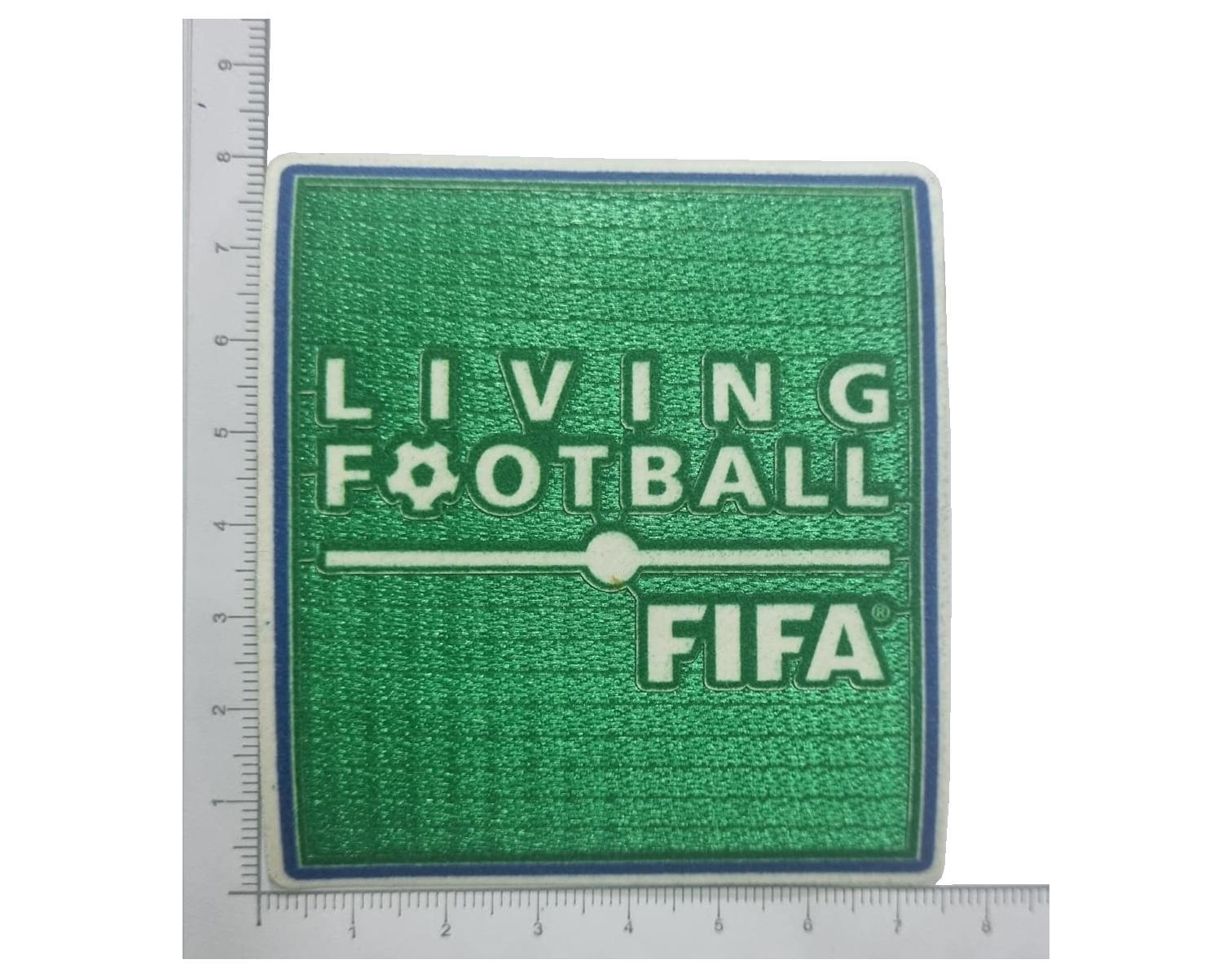Miniatura Patch Fifa Flocado Living Football Verde Auto Colante Verde