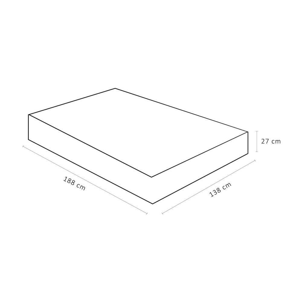Miniatura Colchão Orthotel Luxo Casal (138X188X27) - Molas Superlastic Ortobom