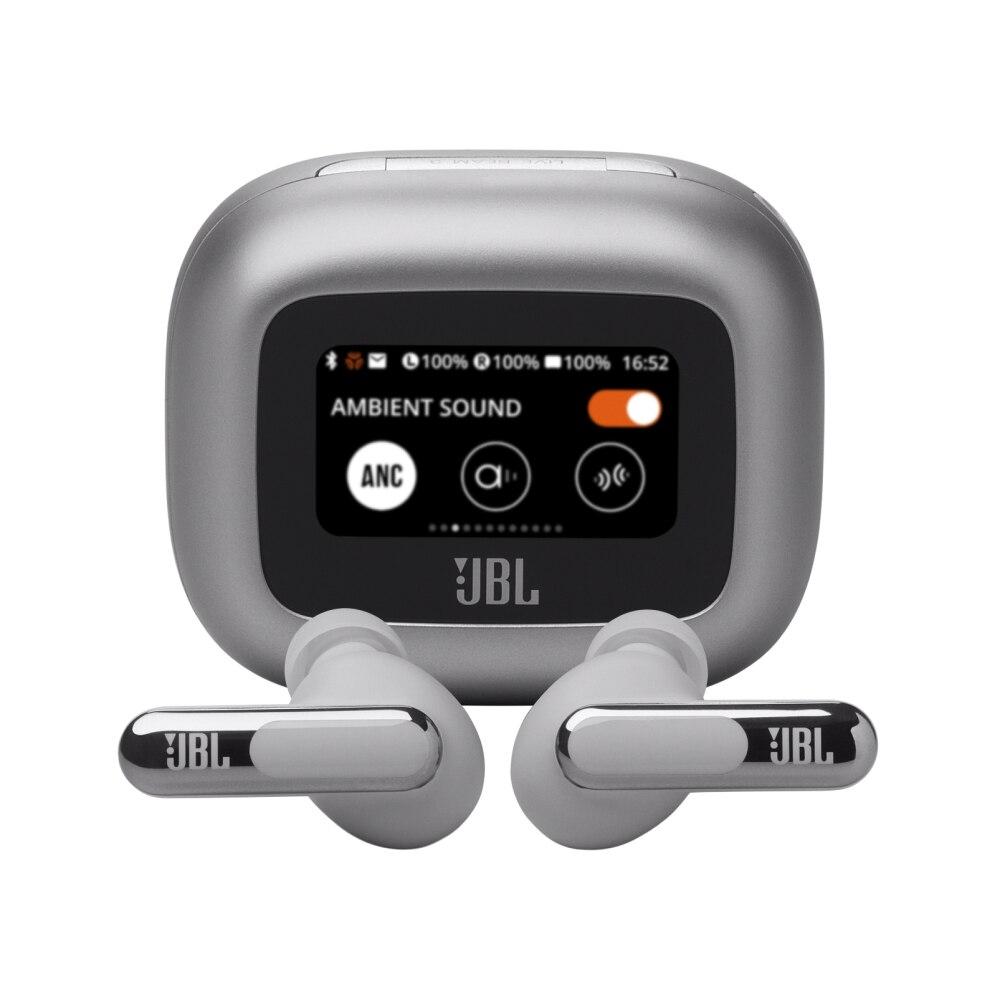 Miniatura Fone de Ouvido JBL, Live Beam 3, Prata