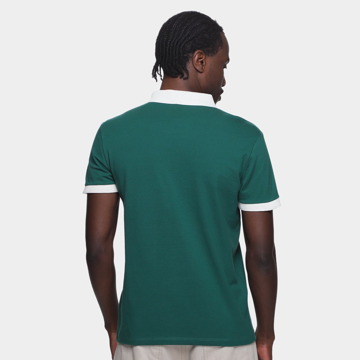 Miniatura Camisa Polo Colcci V Masculina Verde - G