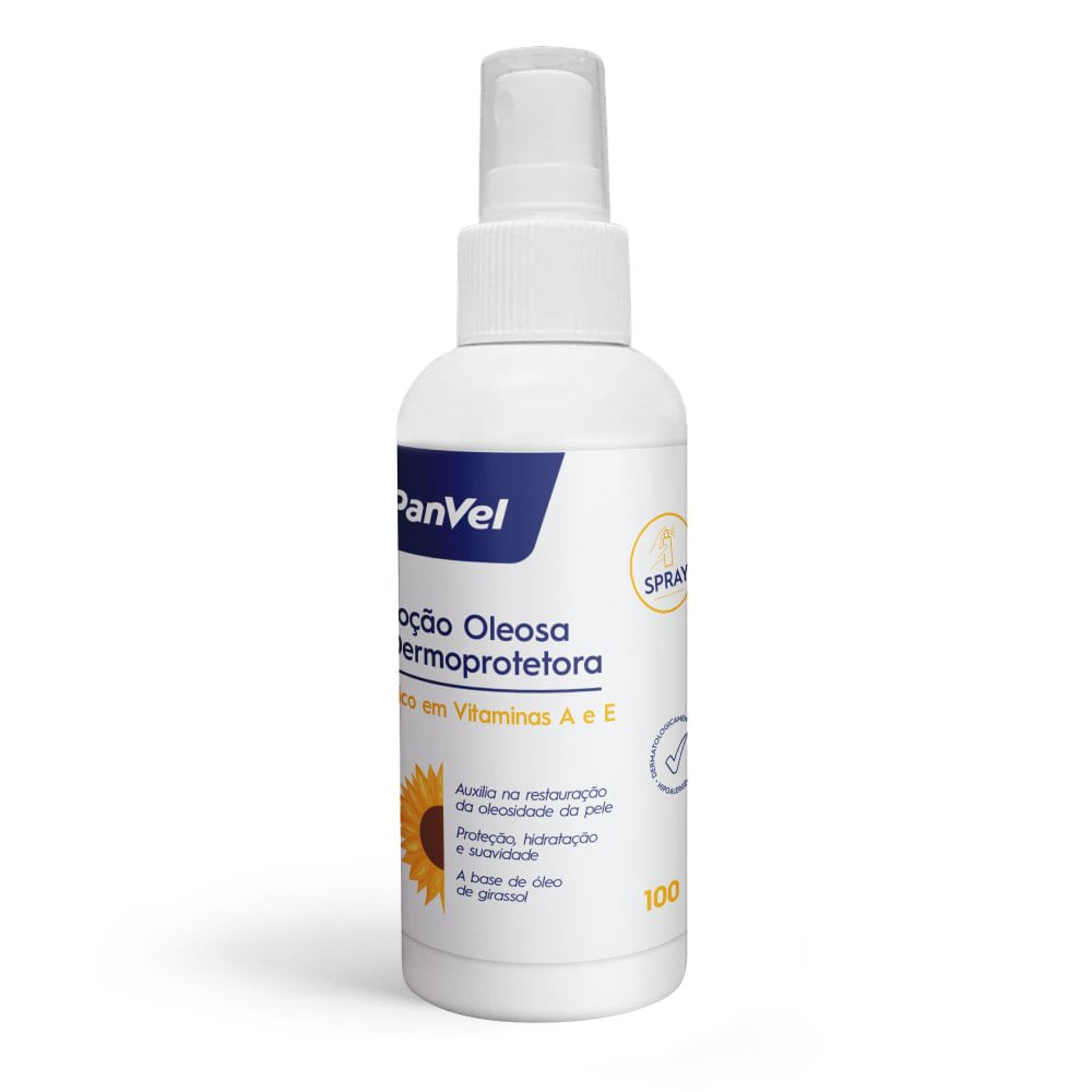 Miniatura Loção Oleosa Dermoprotetora Spray Panvel 100ml