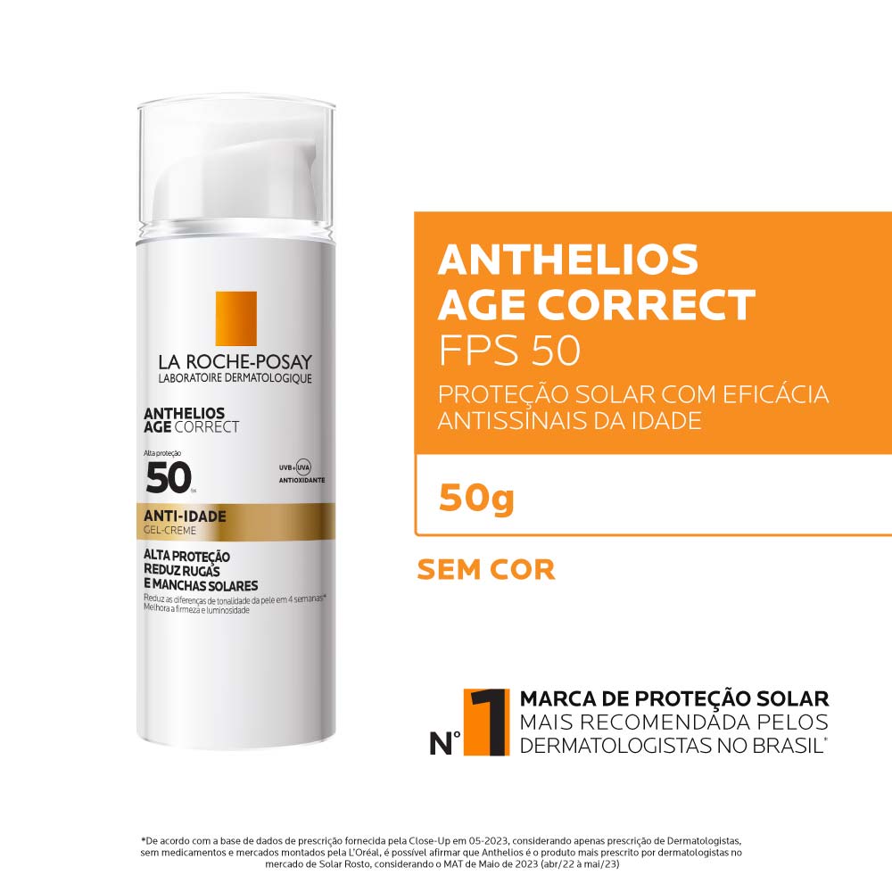 Miniatura Protetor Solar Facial La Roche-Posay - Anthelios Age Correct Fps50 50g