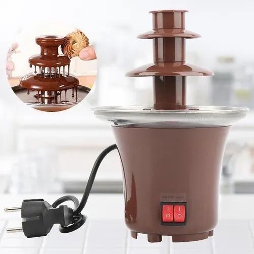 Miniatura Fonte Cascata De Chocolate Fondue Chocofest Maquina Elétrica
