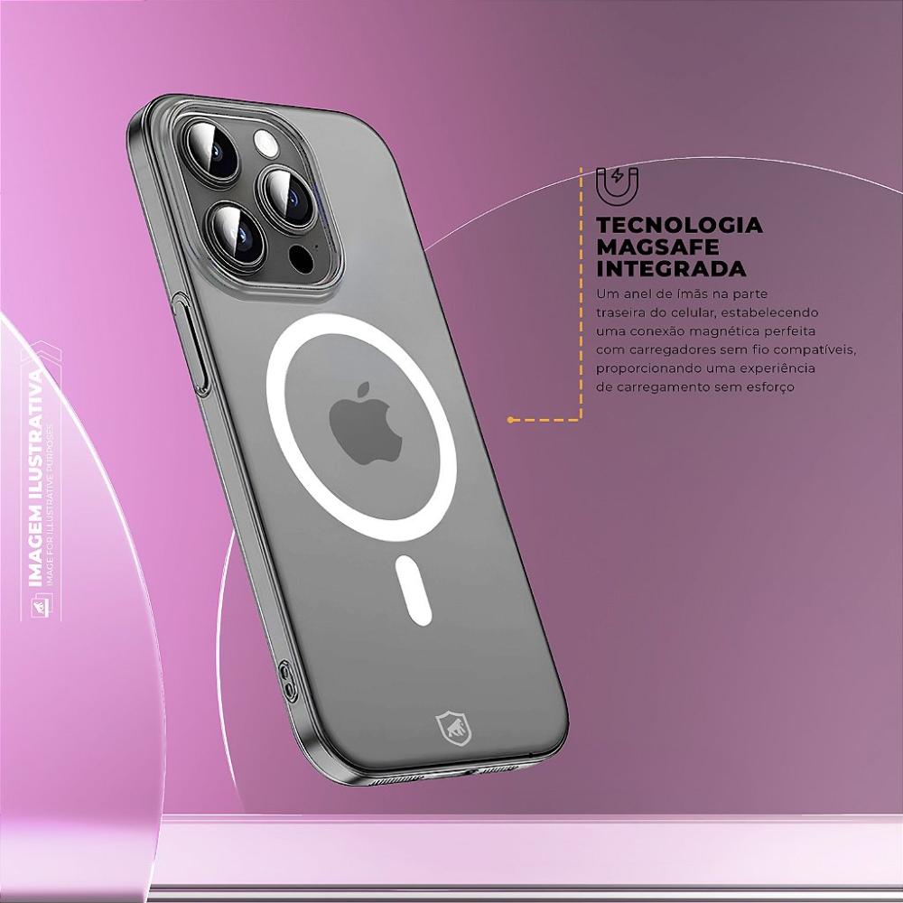 Capa para Galaxy S25 Ultra Crystal Slim Magsafe NÃO AMARELA