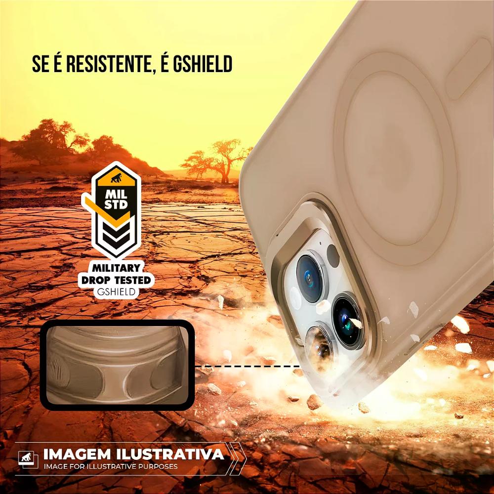 Miniatura Capa case capinha para iPhone 17 Pro Max - MagSafe Titanium Desert - Gshield
