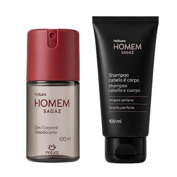 Miniatura Kit Masculino Natura Homem Sagaz Cuidados Diários - 2 Itens