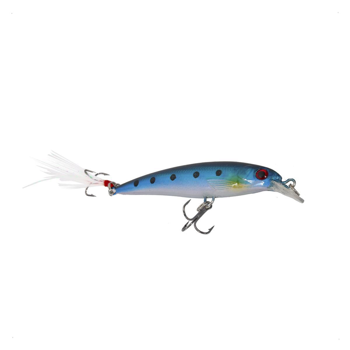 Miniatura Kit Com 10 Isca Artificial Pesca Tucunaré Dourado Robalo