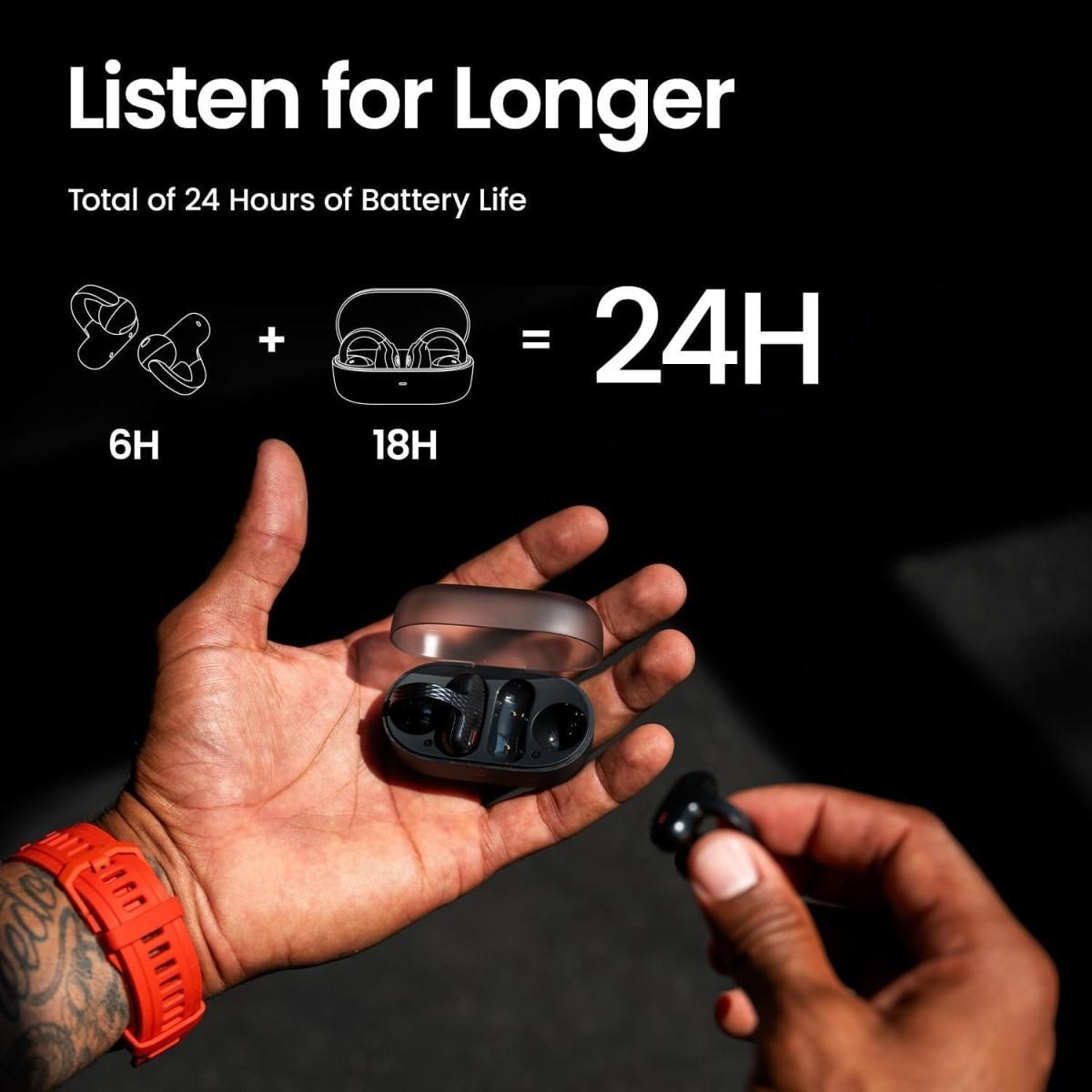 Miniatura Fone De Ouvido Amazfit Up Open Buds A2427 Bluetooth 5.3