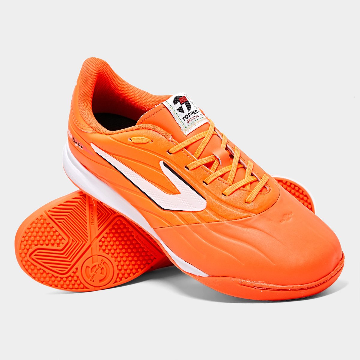 Miniatura Chuteira Futsal Topper Maestro Light Unissex Coral - 37