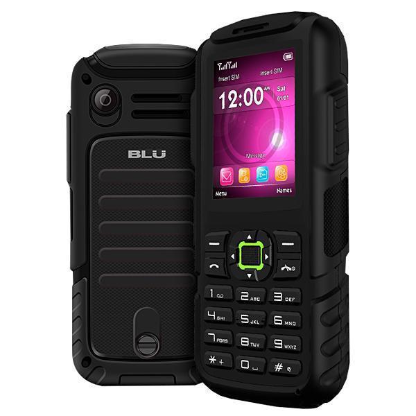 Miniatura Celular BLU Tank Mega Dual Tela 2.4 Câmera VGA Preto/Verde Bluetooth - Preto - Celular - Blu - 32 mb - Tank - Vga - 2.4"