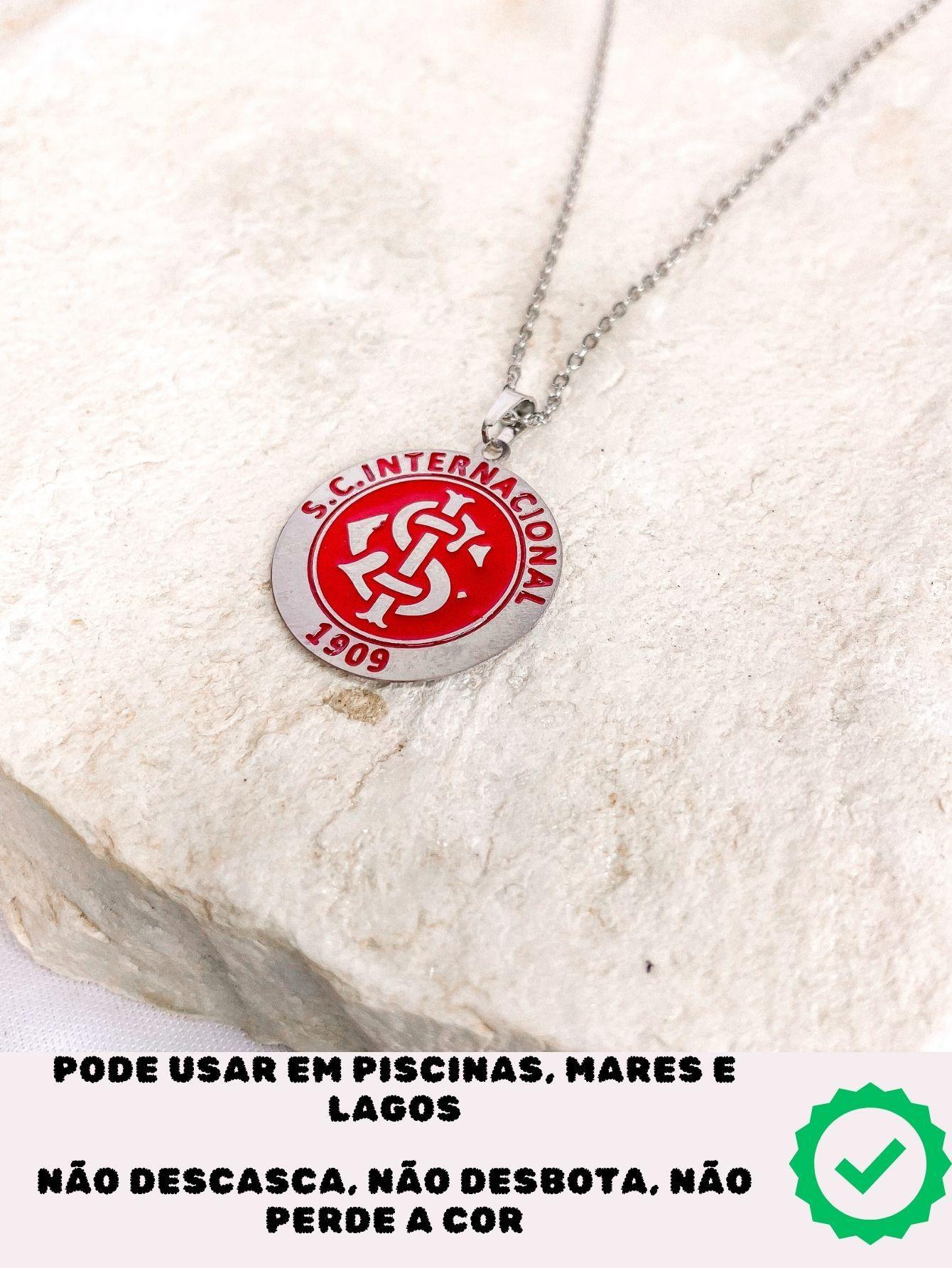Miniatura Colar Cordão Corrente 55Cm Feminino Masculino Pingente Time