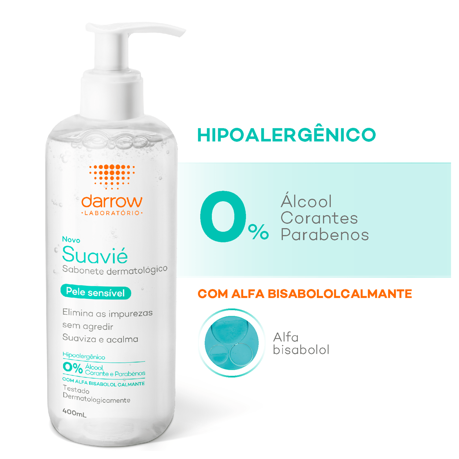 Darrow Suavié - Sabonete Líquido Facial 400ml