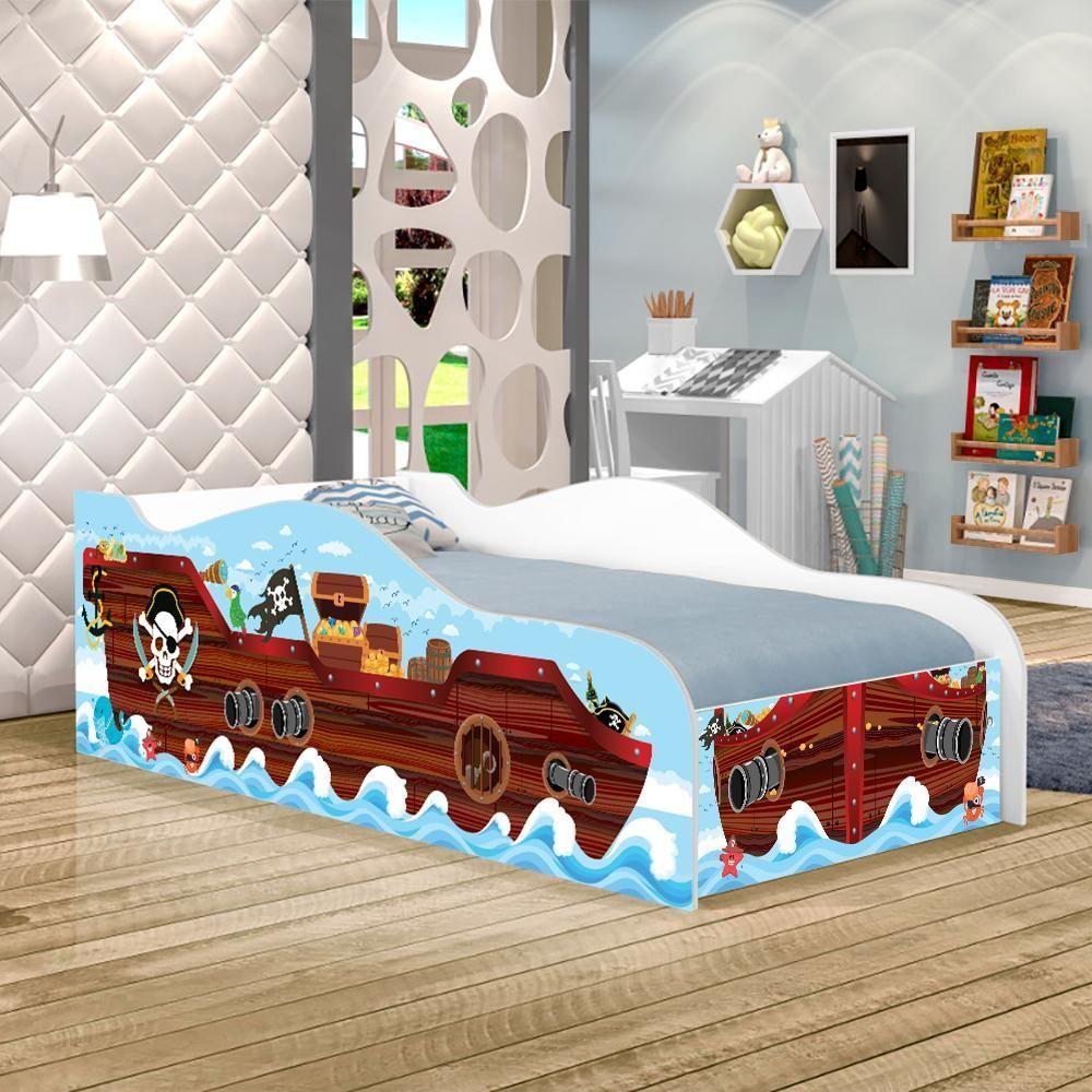 Miniatura Cama Barquinho Joy Azul Solteiro