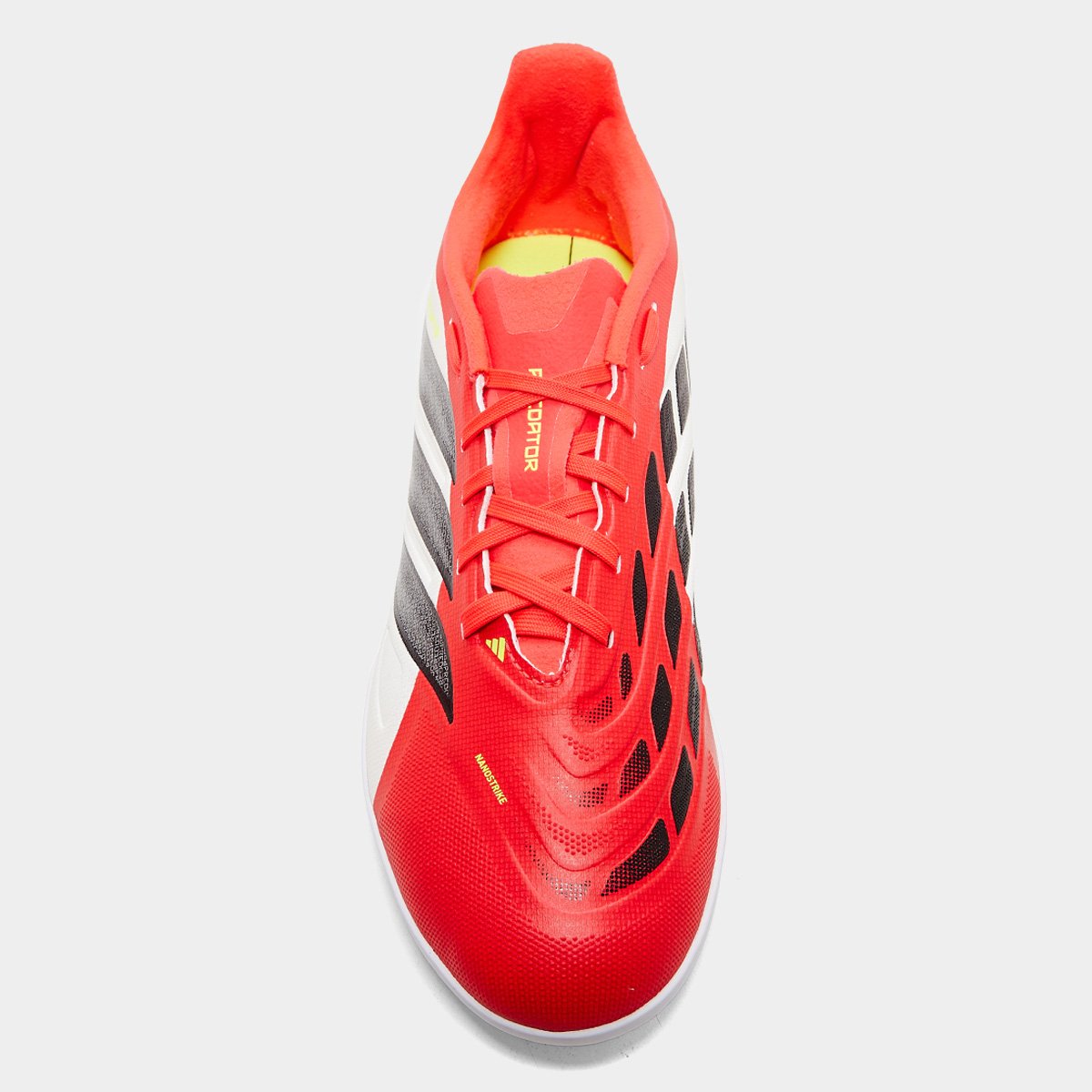 Miniatura Chuteira Society Infantil Adidas Predator League Branco+Vermelho - 26