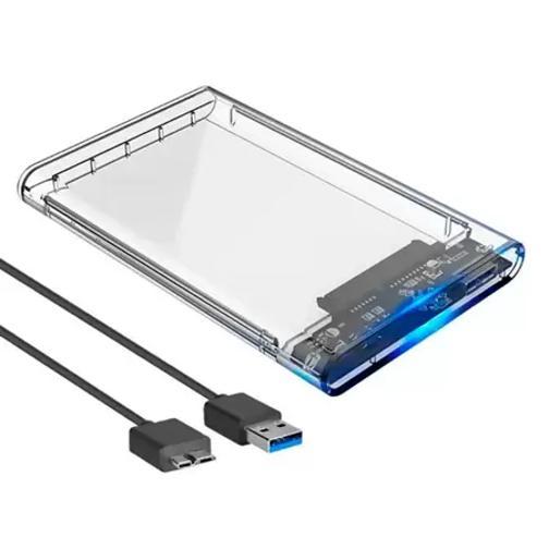Miniatura Case Hd 2.5 Sata Usb 3.0 E 3.1 Transparente Kapbom Ka-1152