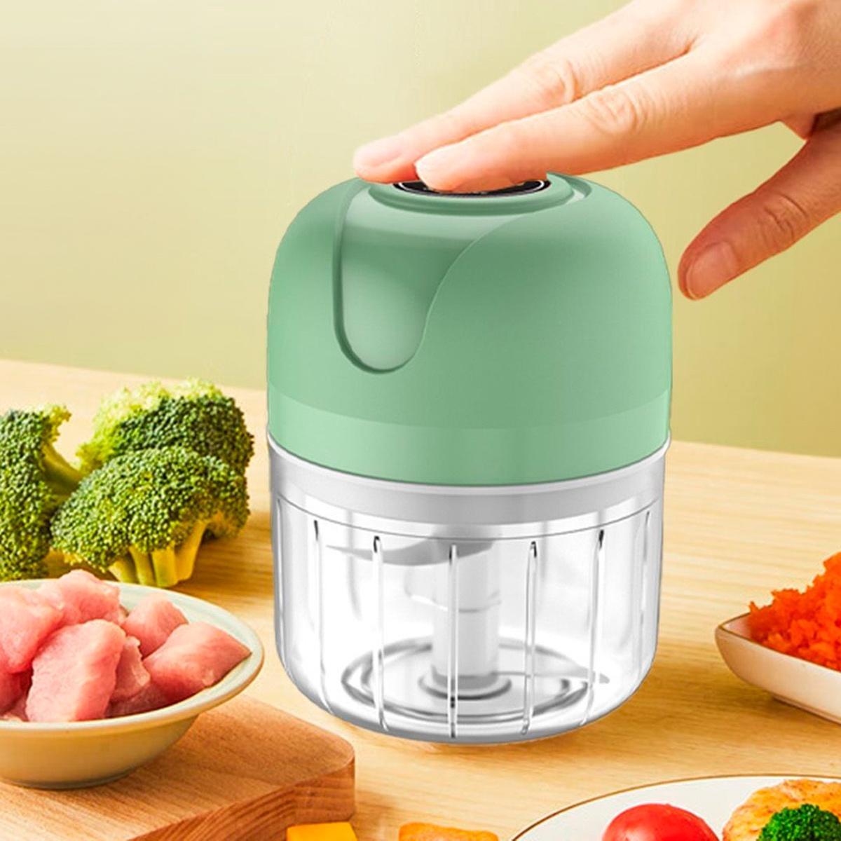 Miniatura Mini Processador Usb Para Alho E Cebola Cozinha Sem Lágrimas