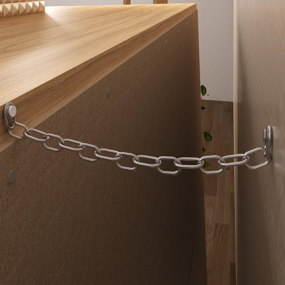 Miniatura Cômoda 6 Gavetas Logan Mambel Olmo Italiano/Azul