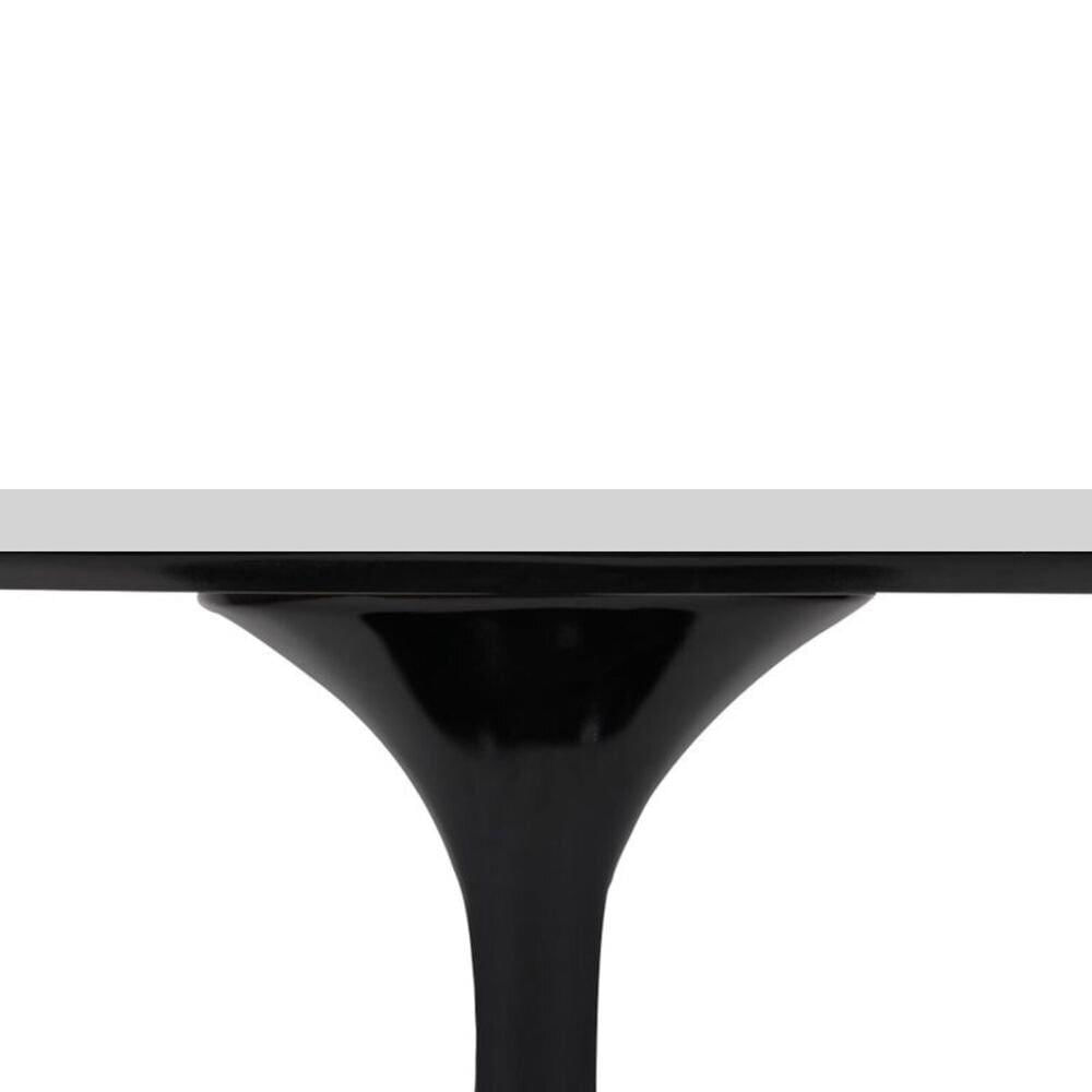 Miniatura Mesa Saarinen Tulipa Oval 120cm X 80cm Branco