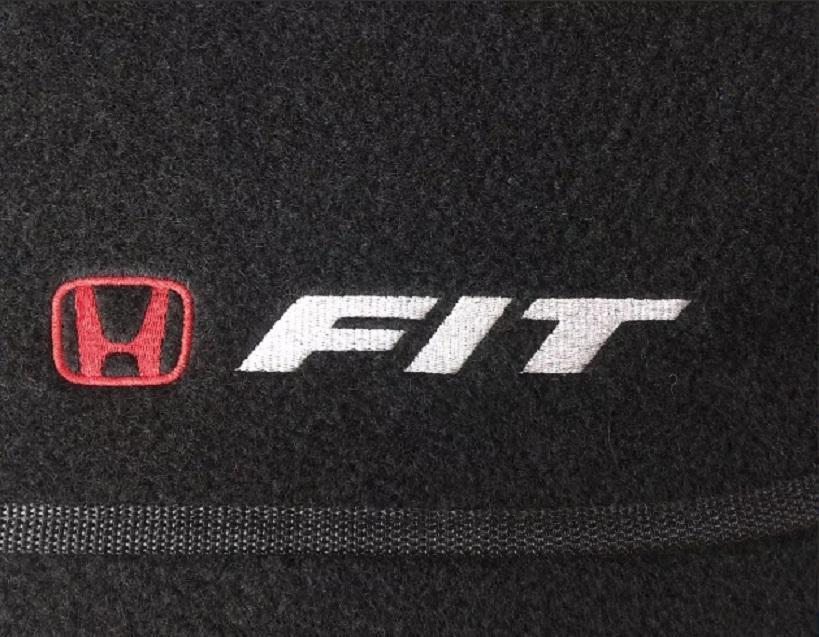 Miniatura Kit Tapete Carpete Honda Fit 2004 Até 2008 Preto Preto - Tapete automotivo - Honda - Borracha - Fit