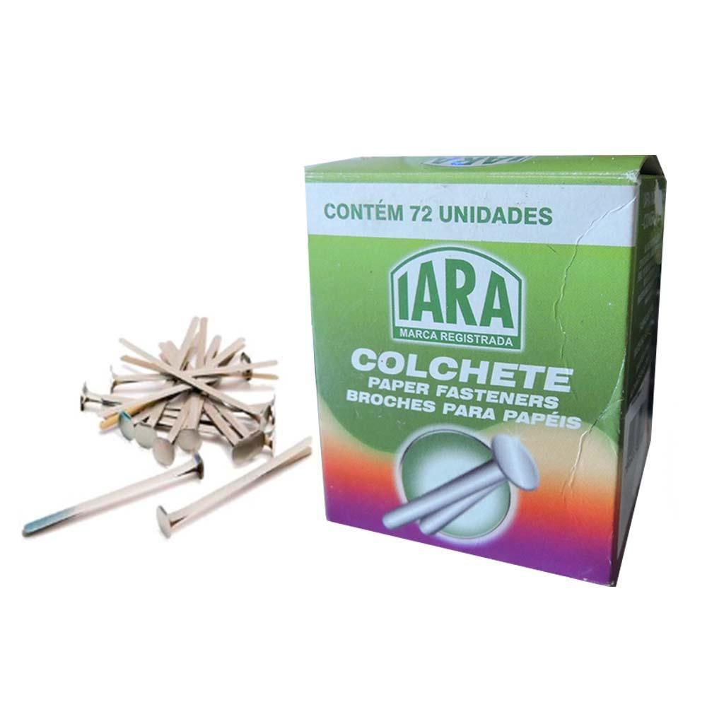 Miniatura Colchete Broches Para Papeis Com 72 Unidades Iara