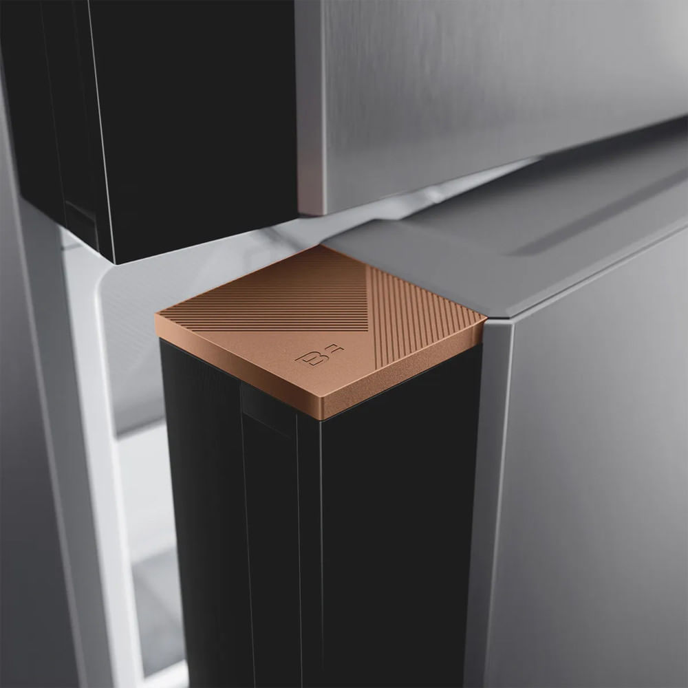 Miniatura Geladeira BRM62AK Frost Free Duplex 512 Litros Brastemp Inox - Bivolt