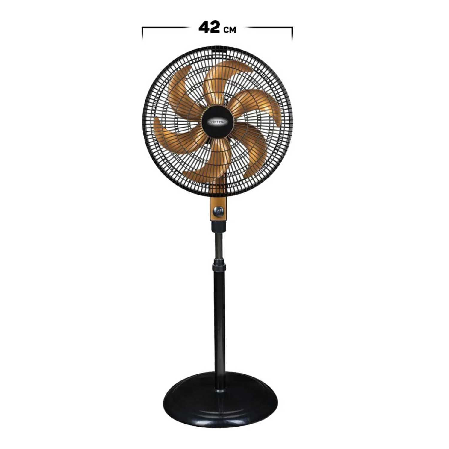 Miniatura Ventilador Coluna Pedestal Grande 40Cm Chão Altura Regulável