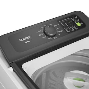 Lavadora de Roupas Consul CWN13AB 13kg com Modo Eco, Dosagem Econômica e Ciclo Rápido - Branca 220V