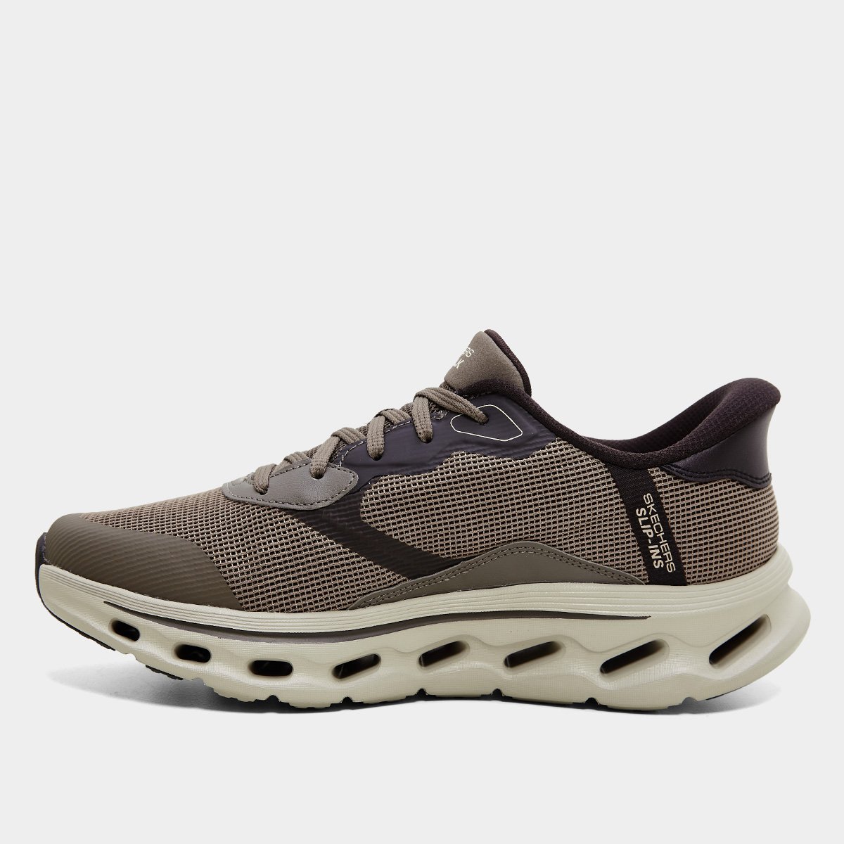 Tênis Skechers  Go Walk Glide-Step 2.0 - Zac Masculino Bege - 38