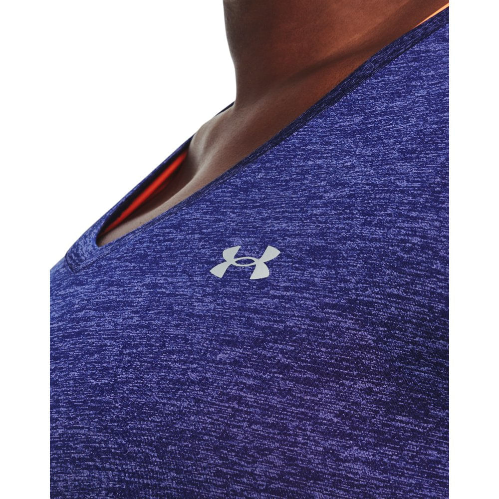 Camiseta de Treino Plus Size Feminina Under Armour Tech Twist SSV Azul - 1X