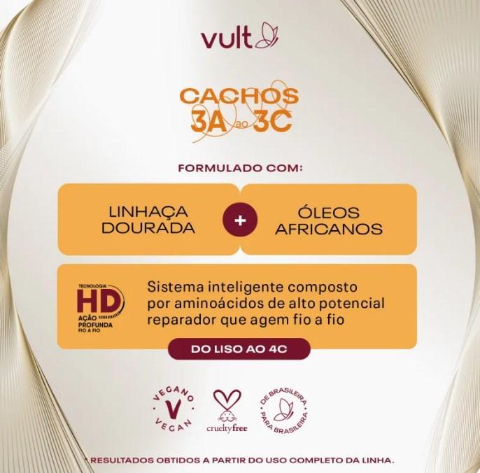 Miniatura Condicionador Intensivo Vult Cabelos Cachos 3A A 3C 325Ml