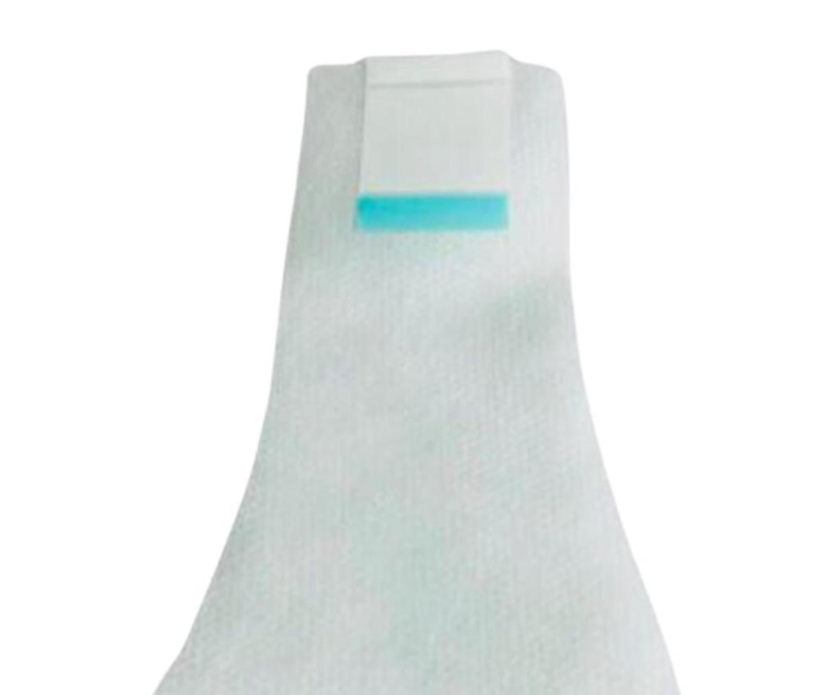 Miniatura Babador Descartável TNT Branco 30g | Restaurante 100 unids