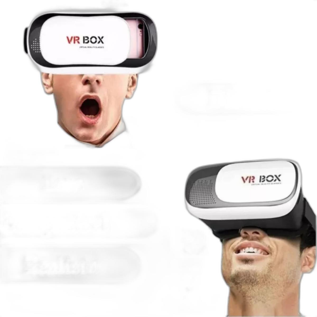 Miniatura Óculos Vr Box 2.0 Realidade Virtual 3D Android Com Controle