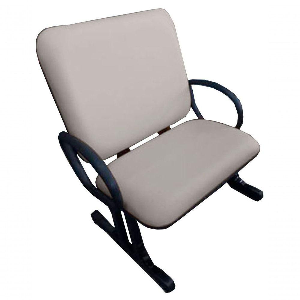 02 Cadeiras Para Escritório Para Obesos Até 250kg Cinza