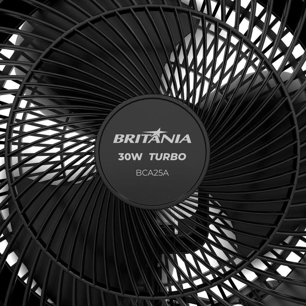 Ventilador Circulador Britânia 30W 3 Velocidades BCA25A 220V