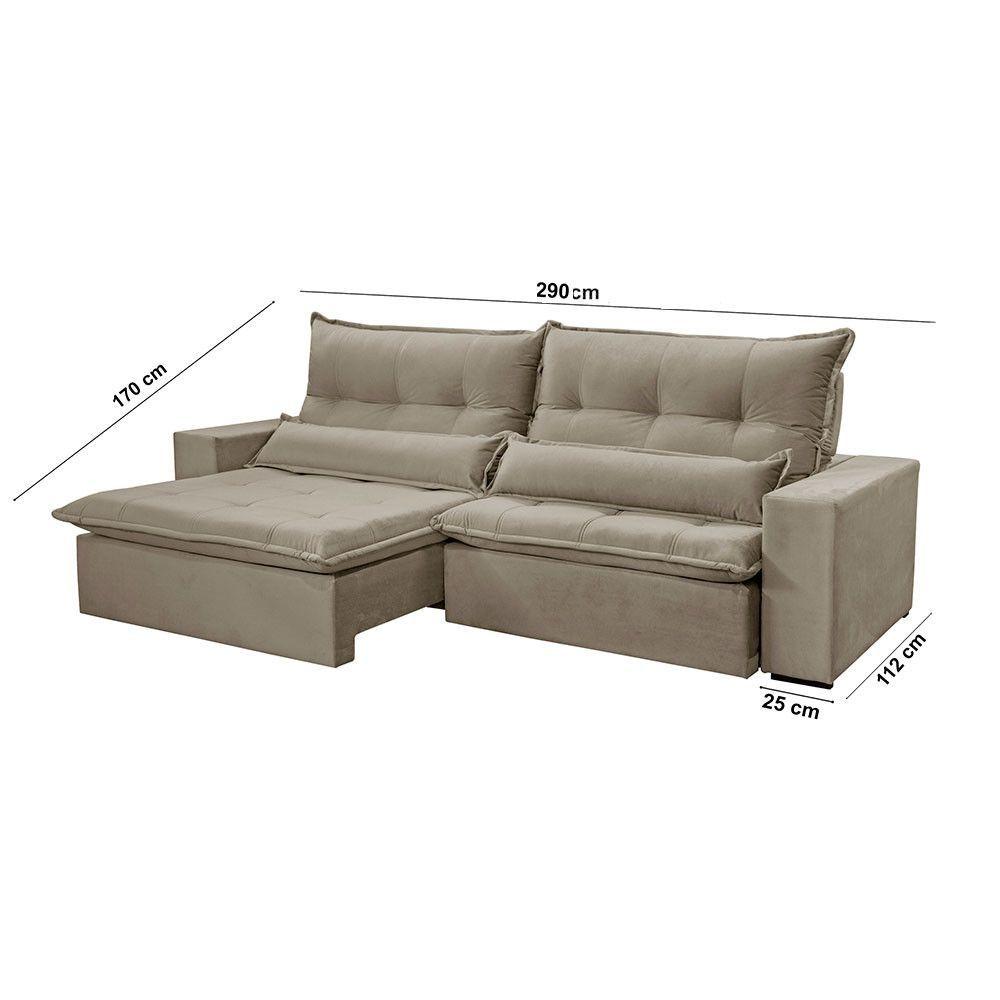 Miniatura Sofá Grecia Veludo 02 Módulos De 120m B25cm Meu Sofá Online B002 Veludo Capuccino