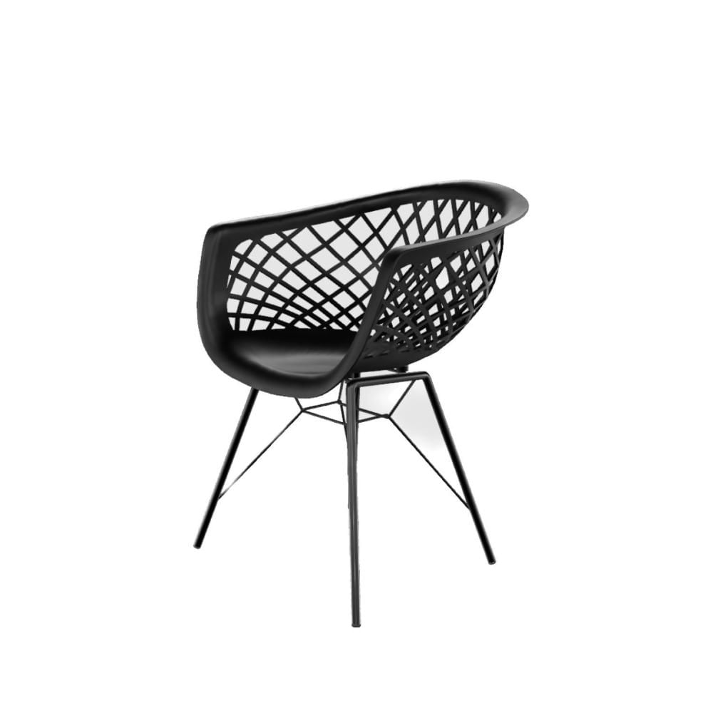 Miniatura Cadeira Web Steel Preto
