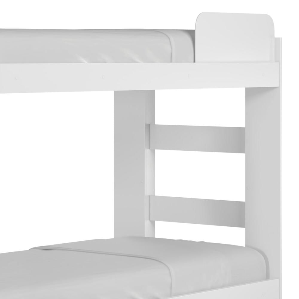 Miniatura Quarto Infantil Completo com Guarda-Roupa e Beliche Théo Branco