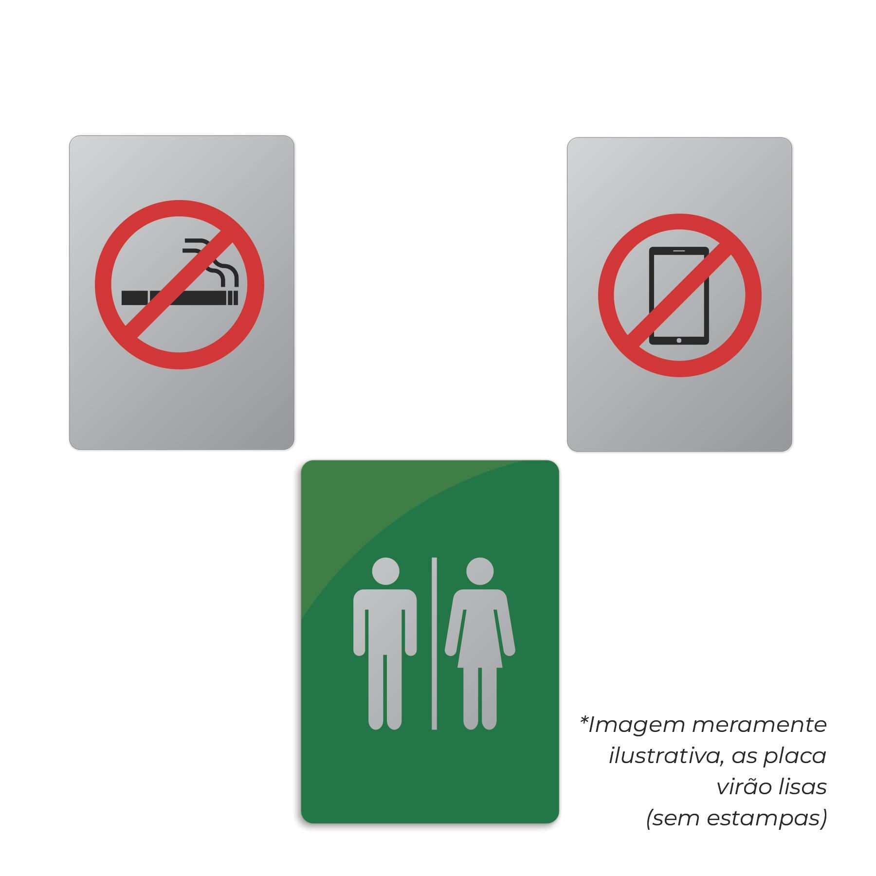 Kit 10 Chapas Placas De Metal Para Sublimação 30X42Cm-Cinza