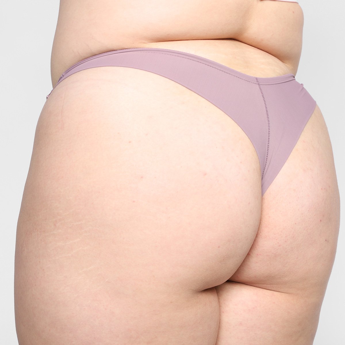 Miniatura Calcinha Fio Dental Plus Size Dilady Rendada Rosa Escuro - 52