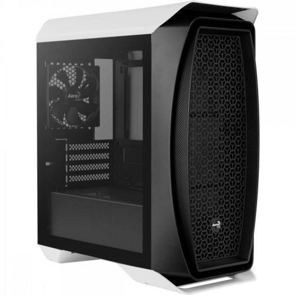 Miniatura Gabinete Gamer Aerocool Aero One Mini Branco Lateral Vidro [f002]