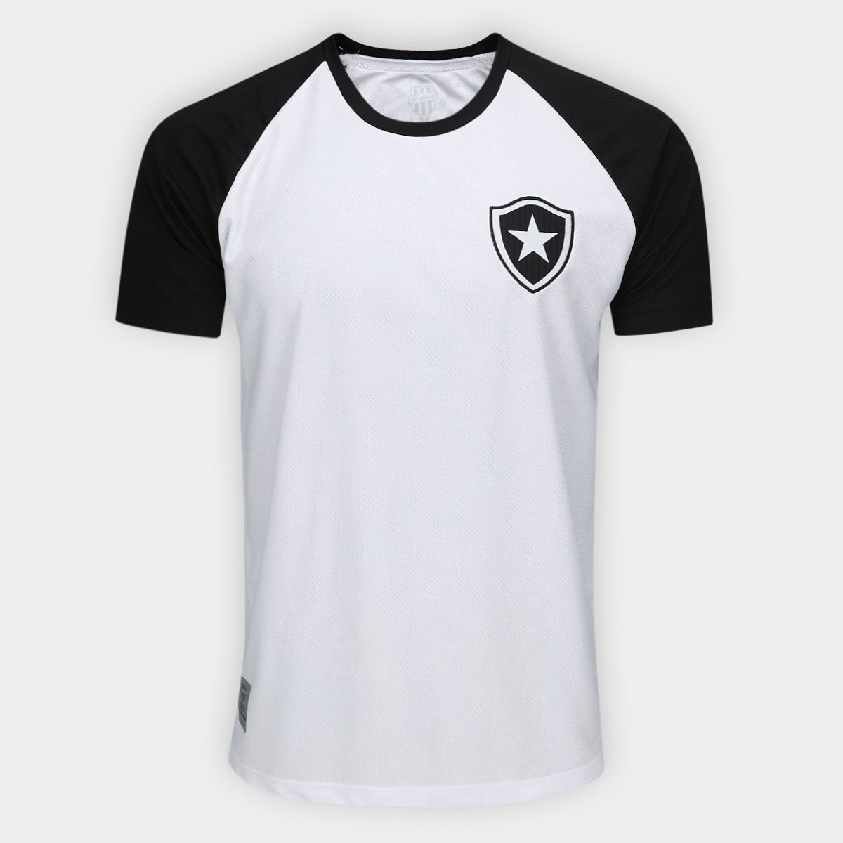 Miniatura Camisa Botafogo Retrômania Masculina Branco+Preto - G