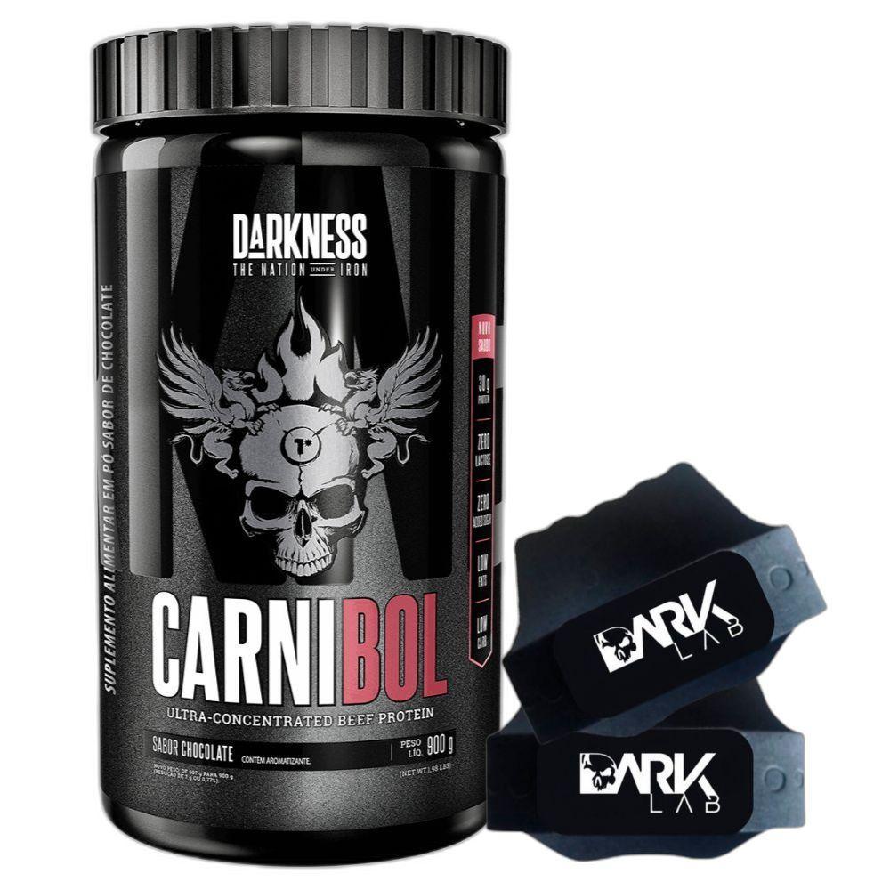 Miniatura Carnibol Isolado Hidro 900G Chocolate Luva Preto - Darkness