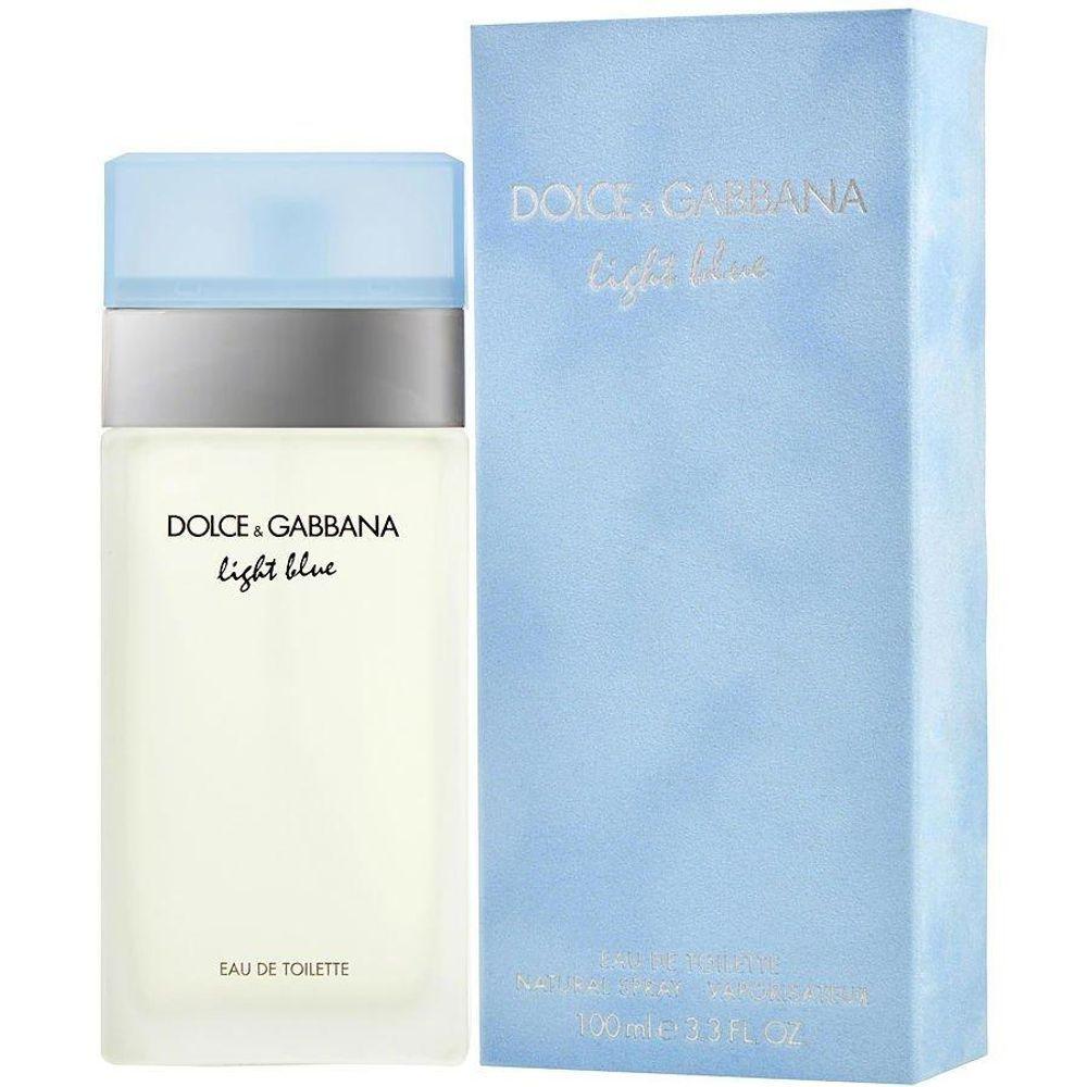 Miniatura Perfume Feminino D & G Light Blue Dolce & Gabbana Eau De Toilette Spray 100 Ml