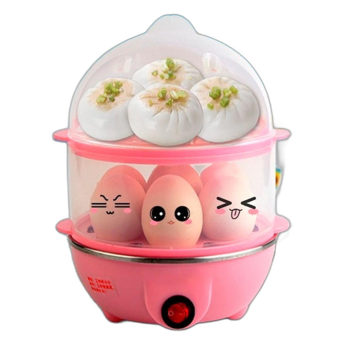 Miniatura Cozedor Elétrico Para Ovos E Legumes Vapor Saudável