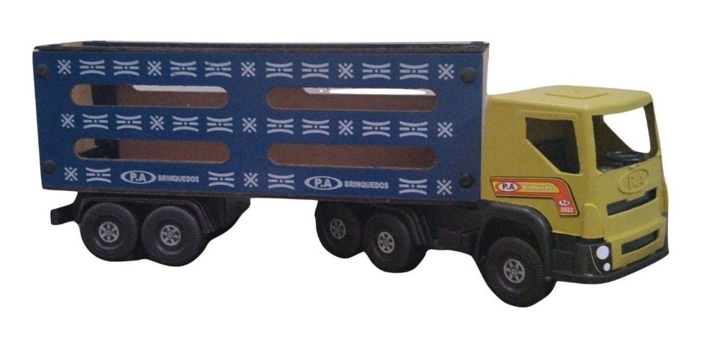 Miniatura Carreta De Madeira Brinquedo Infantil 50Cm Modelos Coloridos