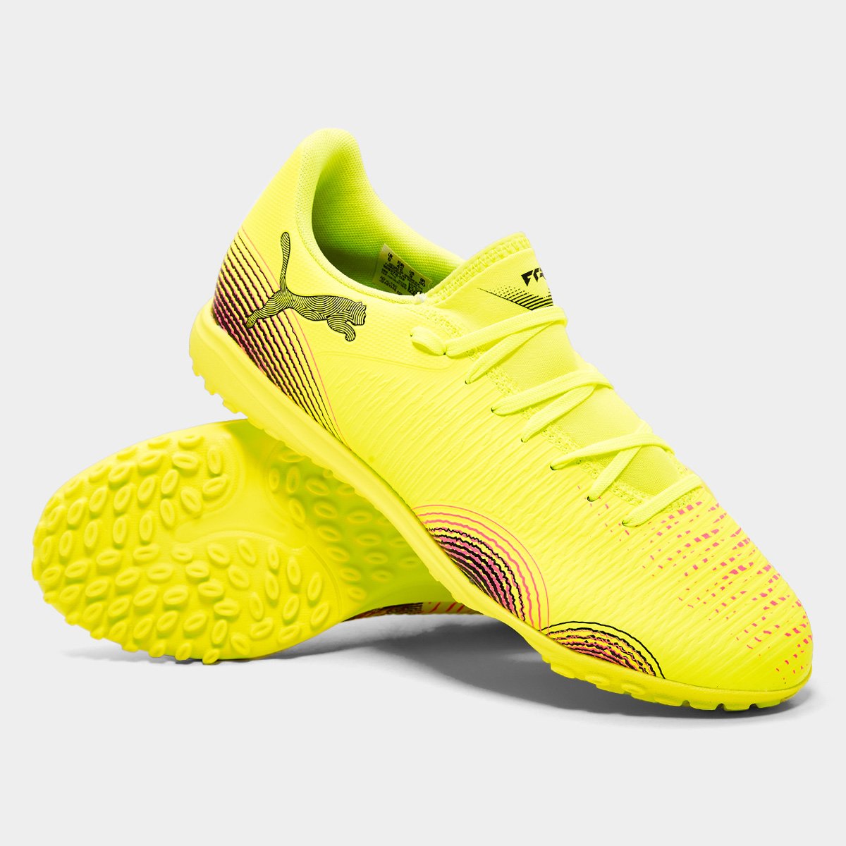 Miniatura Chuteira Society Puma Future 8 Play Neymar Unissex Amarelo - 39