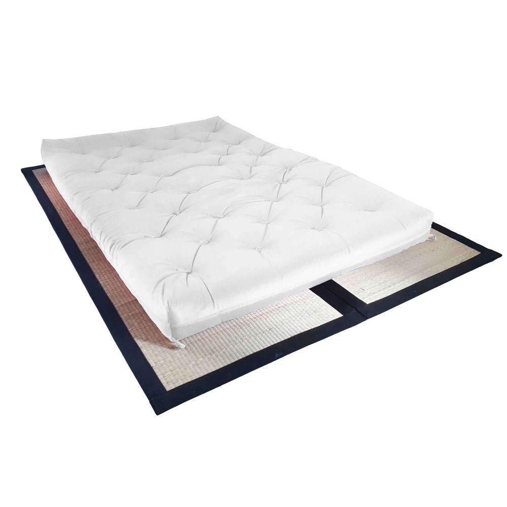 Miniatura Colchão Futon Casal Dobrável Sofa Cama Branco Off Acquablock