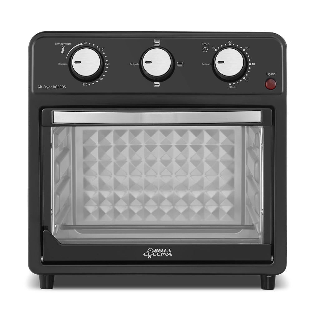 Miniatura Fritadeira Elétrica Air Fryer Britânia Bella Cuccina BCFR05 Preta - 127V
